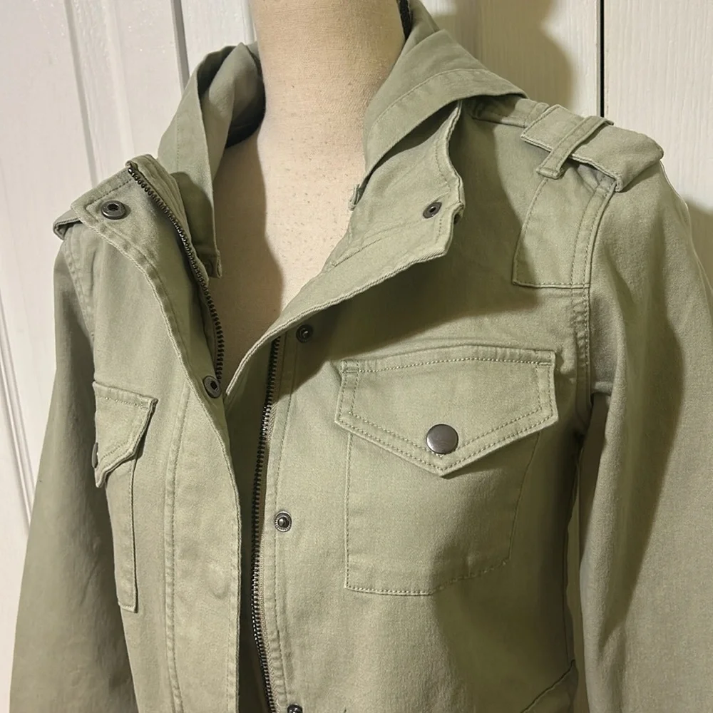 Market & Spruce Women's Olive Utility Jacket